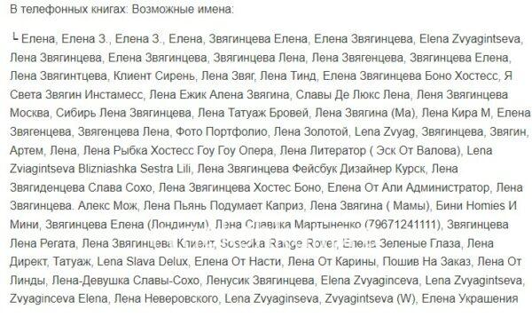 Елена Звягинцева