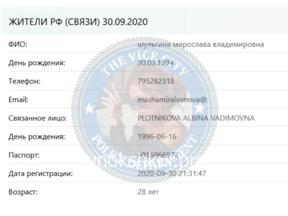 Мирослава Владимировна Шульгина 