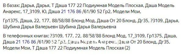 Дарья Валерьевна Шубина