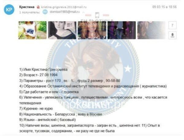 Кристина Дмитриевна Григорьева