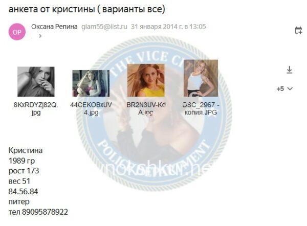 Кристина Николаевна Чернявски Кристина Николаевна Чернявски