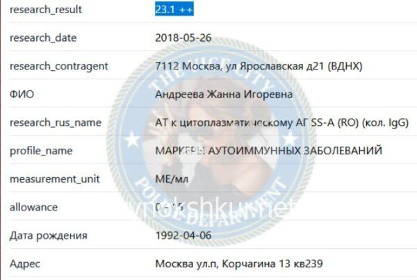 Жанна Игоревна Андреева 