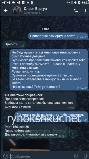 Олеся Владимировна Вергун Олеся Владимировна Вергун