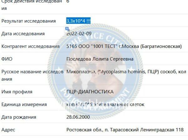 Лолита Сергеевна Последова (Котляр)