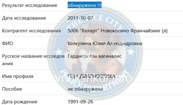 Юлия Александровна Шикулина 