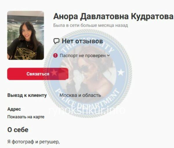 Анора Давлатовна Кудратова Анора Давлатовна Кудратова