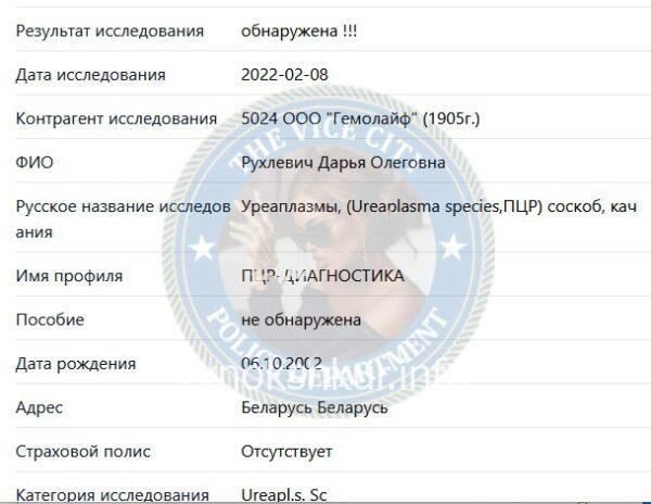 Дарья Олеговна Рухлевич