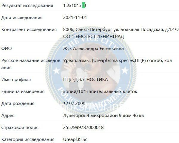 Александра Евгеньевна Жук 